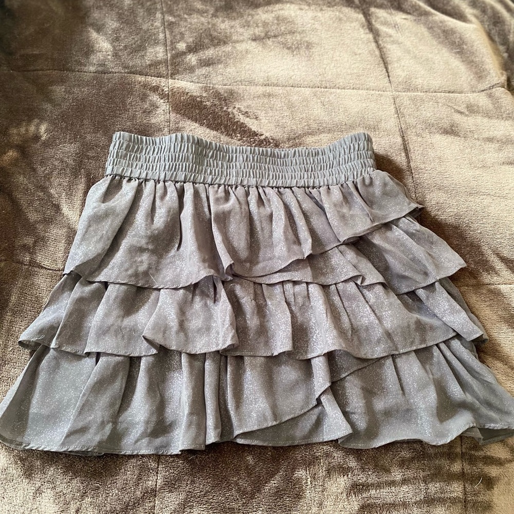 Sparkle mini skirt!